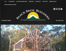 Tablet Screenshot of blackbrosbuilders.com